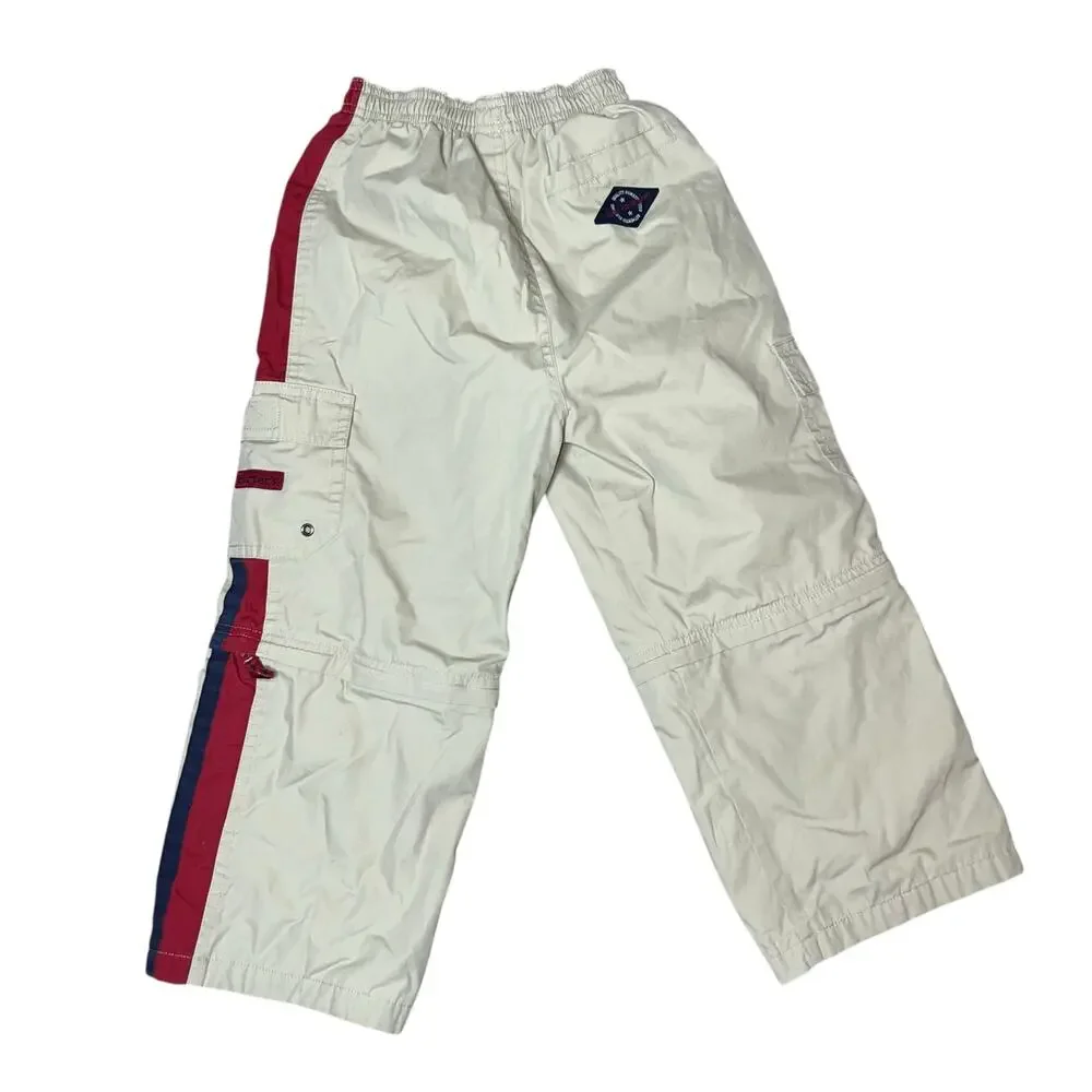 Vintage Carter's Y2K color-block long rugby shirt and cargo pants outfit boys 6